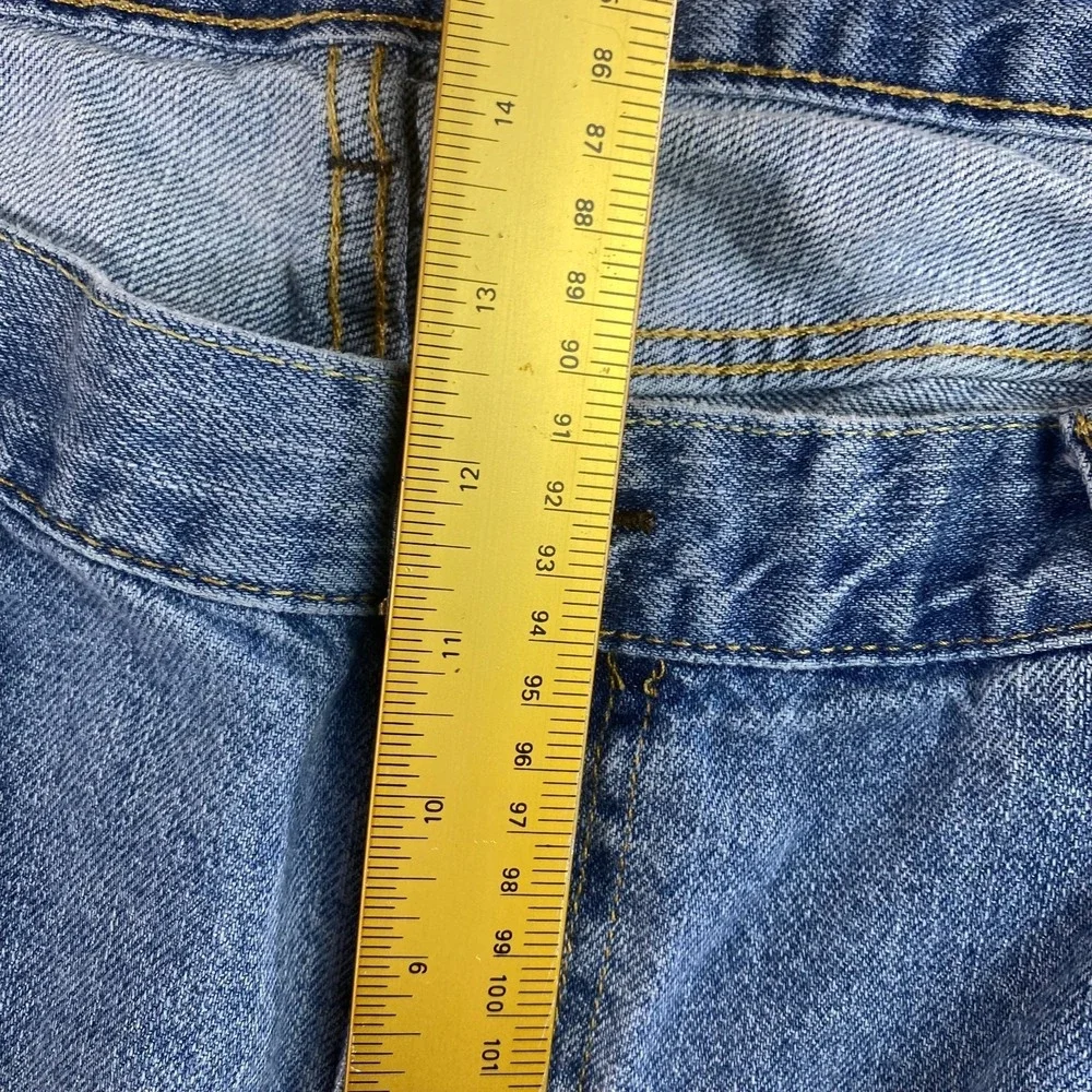 Levis 505 Jean Shorts Mens 42 Blue Vintage 00s Regular Fit‎ Mid Rise Denim Jorts